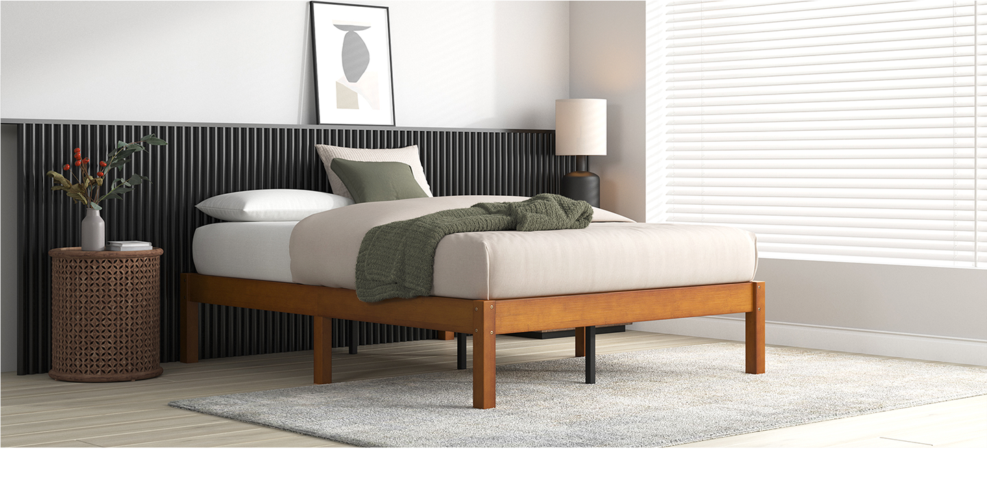 Bases de Cama de Bambú