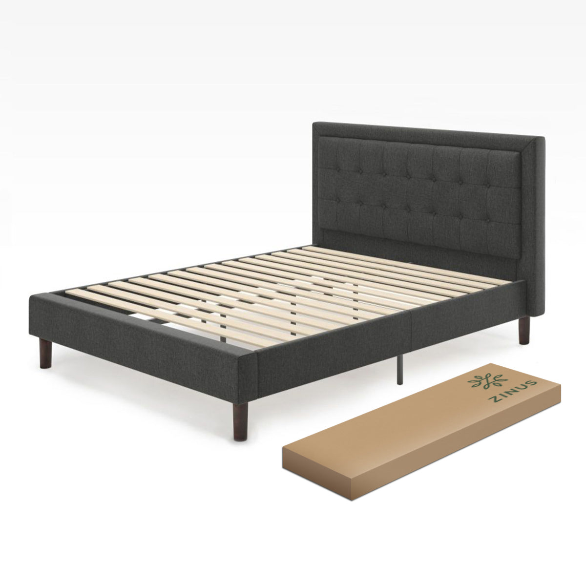 Base de Cama con Cabecera y Tapiz | Dachelle