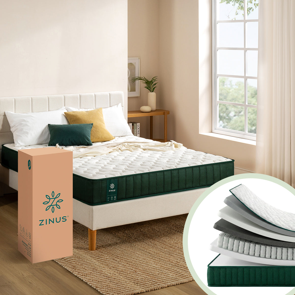 Colchón Resortes + Memory Foam | Essentials